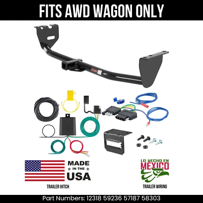 Enganche de remolque para Volvo XC70 03-07 con cableado de 5 pines ajuste AWD Wagon Curt 3,5 k 1,25" Foto 1 de 4