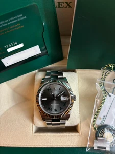 Rolex Datejust 41 126334 Wimbledon Fluted Oyster NEW 2025 COMPLETE FULL SET - Picture 1 of 2