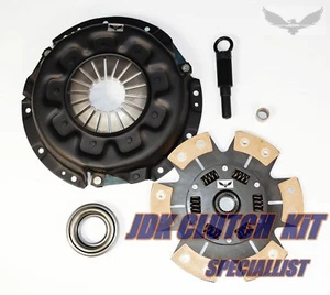 JDK STAGE 3 CERAMIC 6 PUCK CLUTCH KIT FITs 00-04 XTERRA XE SPORT 2.4L 2WD 4WD - Picture 1 of 6