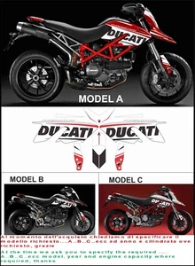 ADESIVI HYPERMOTARD 796 1100 TRIBUTE KIT COMPATIBILE - Foto 1 di 1