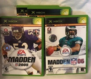 XBox Madden 2005 & 2006 Games (Lot of 4) - Picture 1 of 1