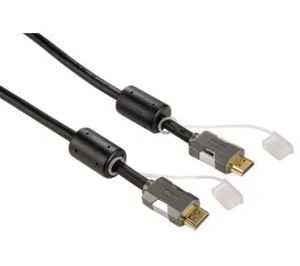 Cable HDMI Male/Male HighSpeedEthernet UHD 2Kx4K v.1.4 Gold Ferrite 1,5m. HAMA - Zdjęcie 1 z 4