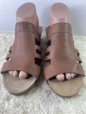 Zapatos para mujer Naot 41 EU 10 US sandalias sin cordones cuñas cuero marrón S6 Foto 1 de 4