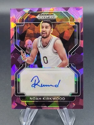 Noah Kirkwood 2022-23 Panini Prizm Draft Picks Autographs Purple Ice /99 #DP-NKI - Image 1 of 2