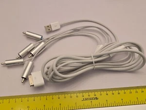 APPLE IPOD AV CABLE ADAPTER GENUINE OFFICIAL COMPONENT USB TV LEAD 30 PIN DOCK - Picture 1 of 3
