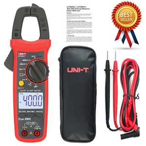 Medidor de abrazadera digital de mano UNI-T UT203+ probador de corriente de CA CC 400-600A, verdadero - Imagen 1 de 6