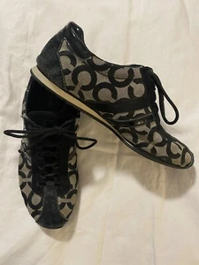Ladies Black Coach Q511 Kathleen Shoes size 7 ½ M.  - Picture 1 of 10