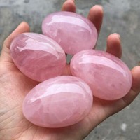 Healing Crystal Natural Pink Rose Quartz Gemstone Balls Divinations Sphere 20SK Healing Crystal Natural Pink Rose Quartz Gemstone Balls Divinations Sphere 20SK