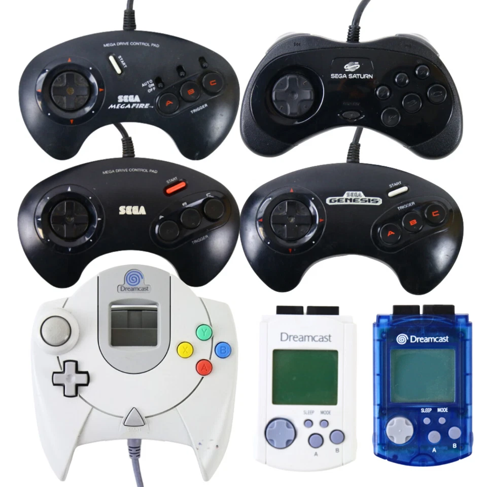 Original Sega Dreamcast Saturn Genesis Mega Drive 2 Retro Zubehör Controller - Bild 1 von 1