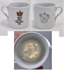 Vintage Sutton Coldfield 1902 King Edward VII China Cup With Lithophane