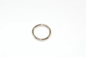 10 X Curtain Rod Pole Rings Brushed Nickel NP Steel Id 16mm - Od 18mm - NEW Ones - Picture 1 of 1