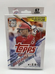 2021 Topps Baseball Series 1 Hanger Box- 67 Cards Per Box - Picture 1 of 4