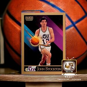 1990-91 Skybox John Stockton Basketball Card #284 NM-Mint Vtg