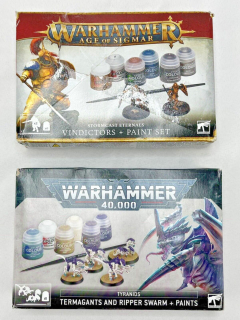 New Sealed 1998 Warhammer 40K Paint Set Citadel Miniatures Game Workshop  NOS