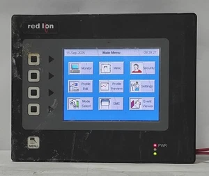RED LION CONTROLS G306A000 TOUCH SCREEN HMI OPERATOR INTERFACE - Picture 1 of 7