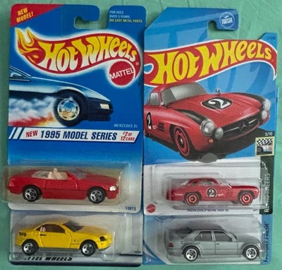 HOT WHEELS MERCEDES-BENZ Lot of 4 Cars - Image 1 of 4