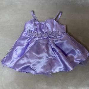 Build A Bear Workshop Clothing Lavender Purple Gown Dress - Picture 1 of 5