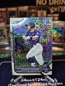 Warming Bernabel 2022 1st Bowman Chrome Speckle Refractor /299 Rockies - Bild 1 von 9