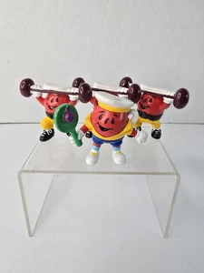 Vintage 90s Lot of 4 Kool-Aid Man Figures Kraft Foods Tennis Weightlifting - Picture 1 of 9