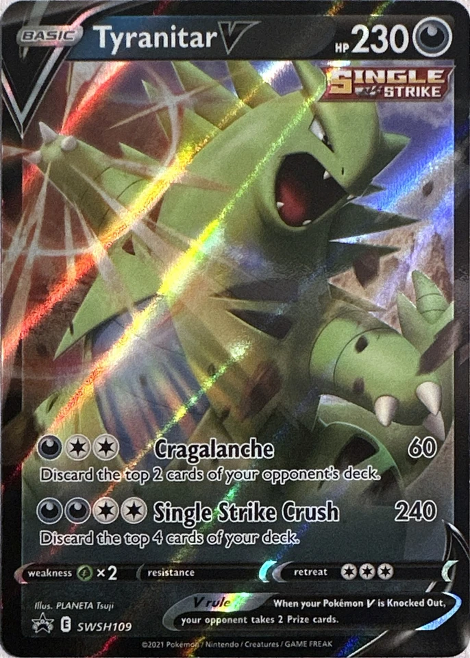 Pokemon TCG Tyranitar V - SWSH109 SWSH: Sword & Shield Promo Cards Promo - Image 1 of 1