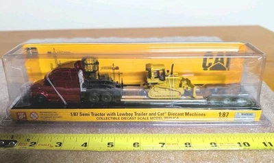 Remolque tractor Diecast Masters Peterbilt 579 y topadora D5M modelo 1:87 84419 Foto 1 de 4