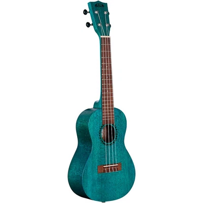 Kala Meranti Concert Ukulele Blue Stain - Image 1 of 4