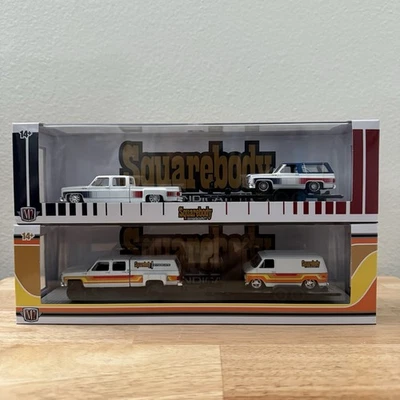 2025 M2 Machines Squarebody Syndicate Auto Haulers Chevy Silverado Lot of 2 pcs - Image 1 of 4