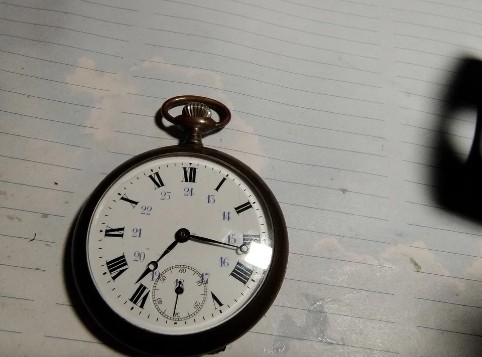 Taschenuhr - alt- Handaufzug - Hersteller unbekannt ...(Brevet) - Bild 1 von 4