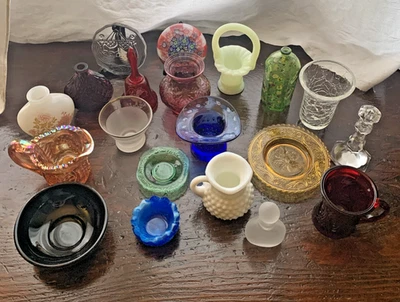 Franklin Mint Famoso Vidrio en Miniatura Lote 20 Piezas UV Escoria Depresión  Foto 1 de 4