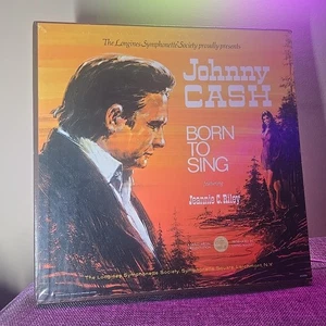 Johnny Cash–Born to Sing–1971 Longines Symphonette–LS210B Vinyl Record LP - Picture 1 of 3
