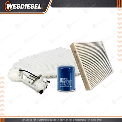 Wesfil Filter Service Kit fits Toyota Tarago ACR50R 2.4L 09-19 Carbon - image 1 of 2