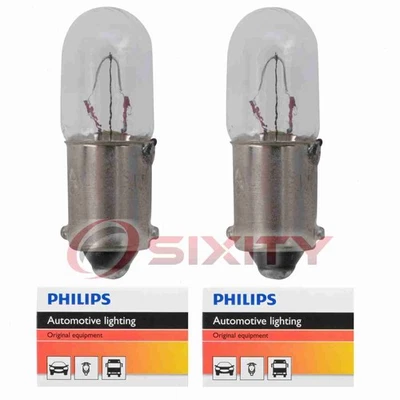 2 pc Philips Map Light Bulbs for Lincoln Continental 1962-1965 Electrical by - Image 1 of 4
