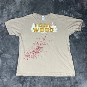 Vintage Shaun Of The Dead Zombie Movie 2004 Promo T-shirt HORROR Comedy Wood - Bild 1 von 10