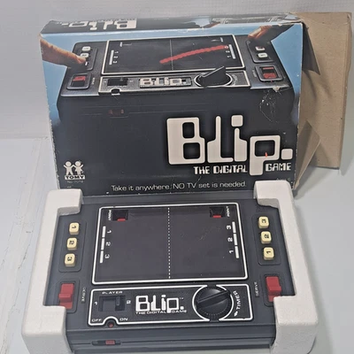 Juego Blip The Digital 1977 vintage de Tomy en caja original probado y encendido Foto 1 de 4