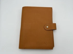FERRARI 360 550 575 SCHEDONI LEATHER OWNERS MANUAL POUCH | DOCUMENT WALLET - Picture 1 of 7
