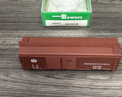 Bowser HO Scale RTR #56931 40’ X-31 Box Car Inset Roof Pennsylvania #81146 NIB - Image 1 of 3