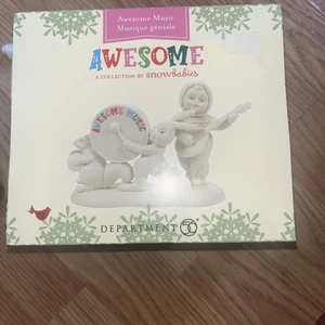 Snowbabies Department 56  Awesome Music Figure New In Box - Picture 1 of 3