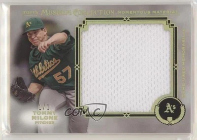 2013 Topps Museum Collection Gold Rainbow 1/1 Tommy Milone Tom #MMJR-TM i5q - Image 1 of 3