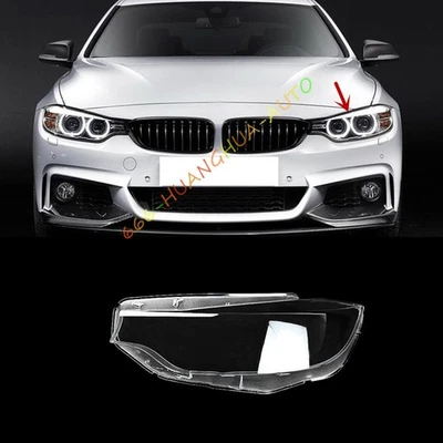 Left Side Headlight Clear Lens Cover + Sealant For BMW 4-Series M4 2014-2017 - Imagem 1 de 4