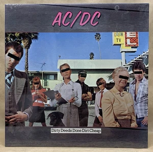 AC/DC DIRTY DEEDS DONE DIRT CHEAP VTG VINYL STILL SEALED RCA RECORD CLUB SD16033 - Imagen 1 de 12