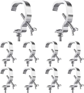 Truss C Clamp Stage Lights Clamps for DJ Lighting Par Lights Spot Lights 10 Pack - Picture 1 of 6