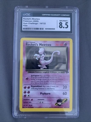 Rocket's Mewtwo 14/132 Gym Challenge Holo - Image 1 of 2