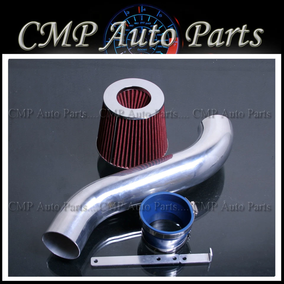 BLUE RED AIR INTAKE KIT FIT 1997-2002 JEEP WRANGLER 2.5 2.5L SE SPORT  - Image 1 of 1