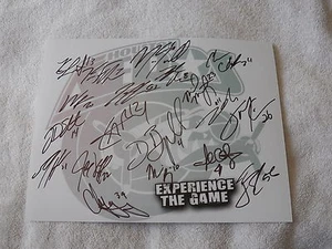 11/12 Houston Aeros Team Auto 8x10 Photo W/ Matt Hackett Minnesota Wild - Picture 1 of 1