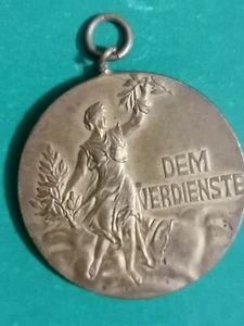MEDAL MEDAILLE ALLEGORY OF VICTORY VICTOIRE DEM VERDIENSTE MERIT AU MERIT - Foto 1 di 2