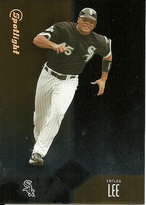 2004 Leaf Limited Bronze Spotlight Carlos Lee 234 White Sox 059/100 - Image 1 of 2