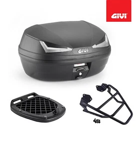 GIVI KIT BAULETTO NERO 45LT E455NT + PIASTRA TRIUMPH Tiger 1050 2010 2011 2012 - Imagen 1 de 6
