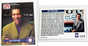 1991 Roy Firestone Pro Set National Sports Convention Sponsor Promo Card - Picture 1 of 4