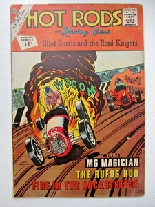 HOT RODS AND RACING CARS #58, VG, 1962 CHARLTON, CLINT CURTIS, JACK KELLER - CVR - Picture 1 of 3