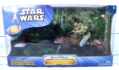 Star Wars Retorno del Jedi Princesa Leia en Bicicleta Speeder Figura 12 pulgadas Nueva Foto 1 de 4